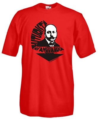 T-shirt Avanguardia - Motif Marinetti, Balla, Carrà - Coton Noir - Neuf Avec étiquettes