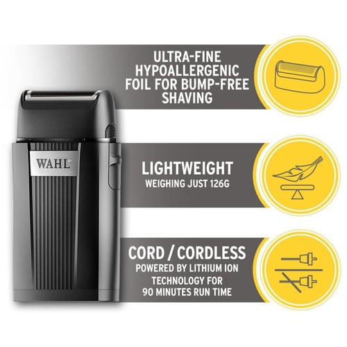 Wahl Super Close Shaver Finale Rasoio Elettrico Barba Capelli Rifitore Moser - Foto 13 di 15