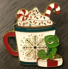 Disney pin 152362 Tangled Pascal Christmas Holiday Peppermint Mocha Rapunzel