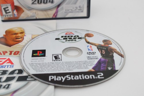 Refurbished PS2 NBA Live 2004 Complete CIB Tested Mint Excellent Black Label - Picture 4 of 6