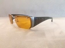 Jean Paul Gaultier JPG Vintage SQUARE Sunglasses 58-0061 Silver Orange LNS