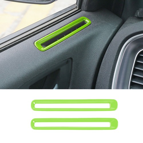 Interior Door Air Vent Frame Trim Cover Accessories For Dodge Charger 11+ Green - Picture 5 of 8