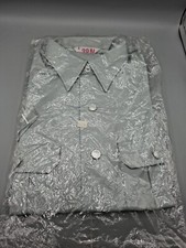 DDR NVA Diensthemd Uniform-Hemd grau Berufshemd langarm unbenutzt Gr. 39N N54 B6