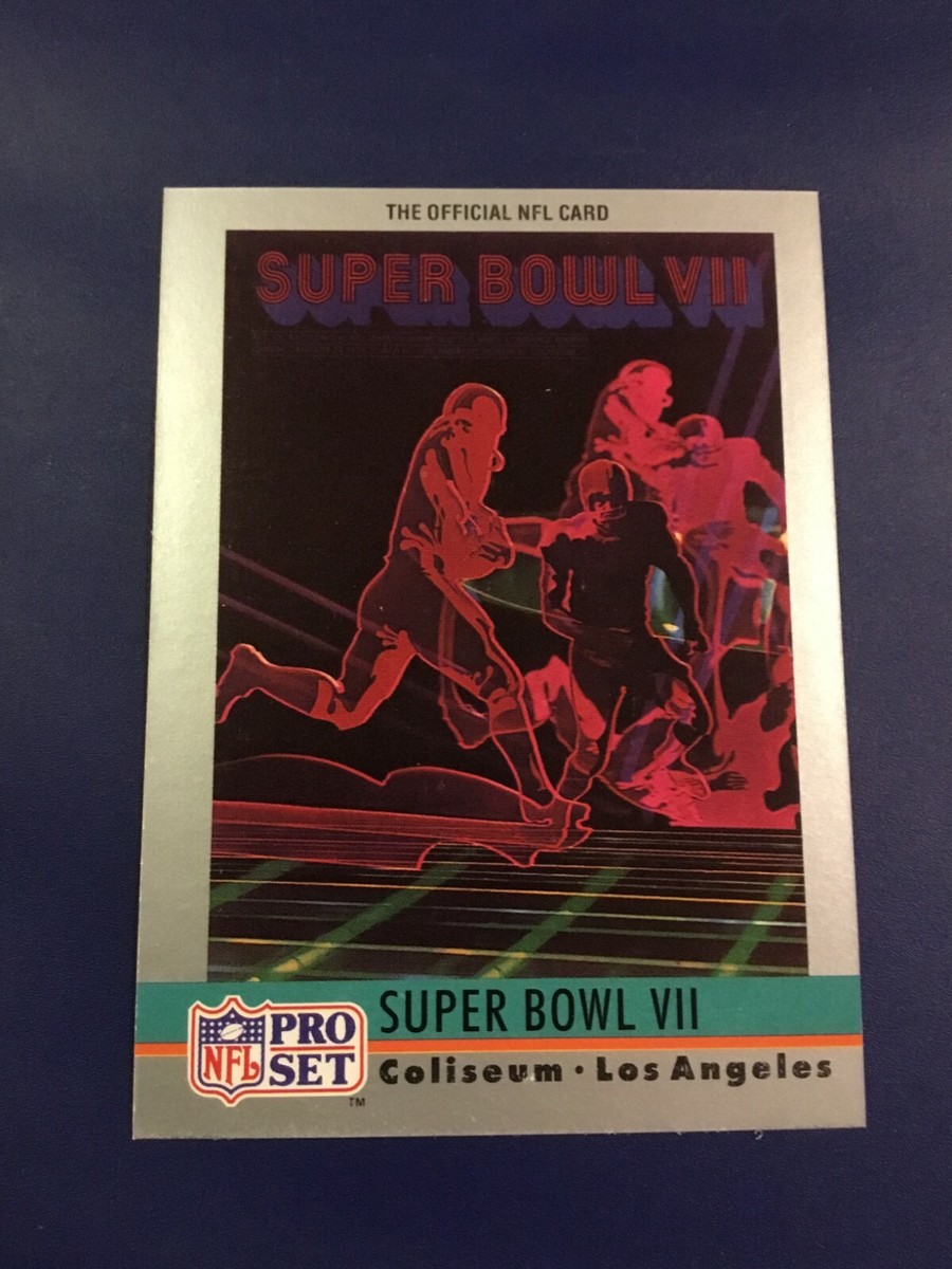 1990 Pro Set # 7 SUPER BOWL VII January 14, 1973 DOLPHINS 14