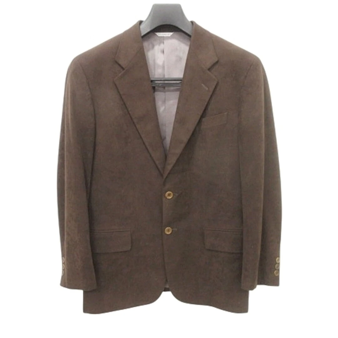 Givenchy giacca sartoriale cappotto scamosciato formale taglia unica marrone usato33