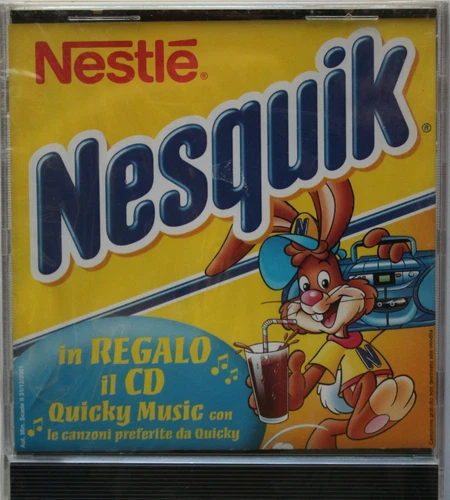 QUICKY MUSIC LE CANZONI PREFERITE DEI QUICKY RARO CD  OMAGGIO NESTLE' NESQUIK