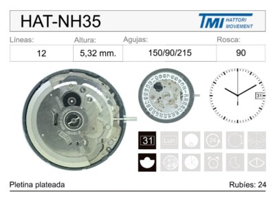 NH35-NH35A HAT-TMI MOVEMENT