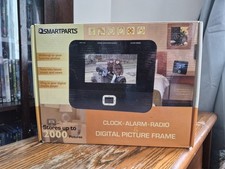 Smartparts Digital Photo Frame 6" with FM Radio Alarm Clock