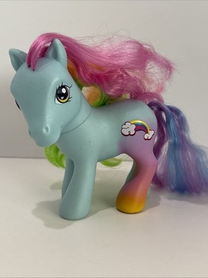 My Little Pony G3 Rainbow Dash 2005 Hasbro Favorite Friends Rainbow Hair MLP
