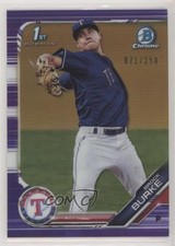2019 Bowman Chrome Prospects Purple Refractor 71/250 Brock Burke #BCP-137 s3g