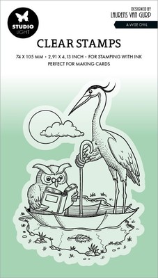 Studio Light Clear Stamps By Laurens Van Gurp-Nr. 537, A Wise Owl STAMP537
