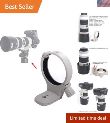 iShoot 78mm Tripod Mount Ring B(W) Lens Collar Support for Canon EF 70-200mm ...