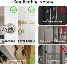 Cat Door Latch Holder,  8 Adjustable Sizes  Stronger Flex Cat Door Stopper, Ke...