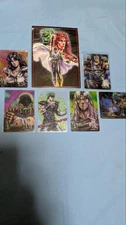 Fist of the North Star Postcard and Plastic Card