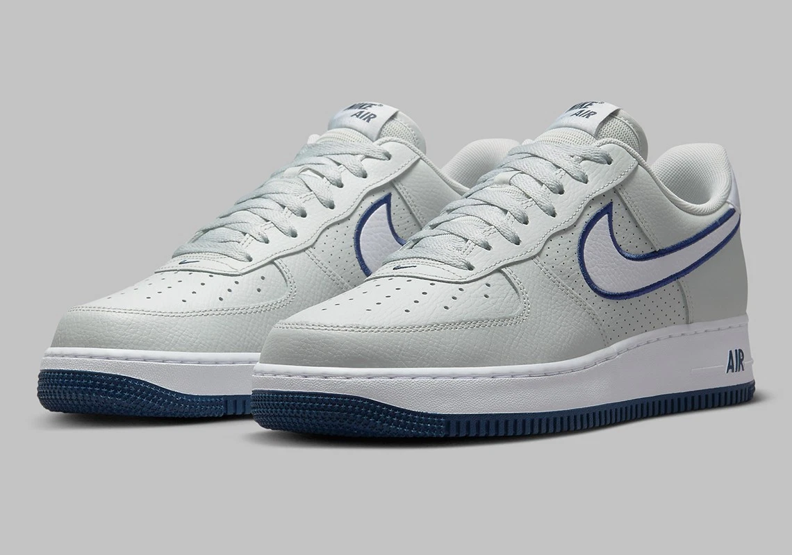 Nike Air Force 1 '07 Embroidered Swoosh - Photon Dust Navy for