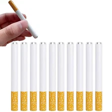 10-Piece Set | 3 Inch Premium Alloy Dugout Metal Holder Tube Bat One Hitter