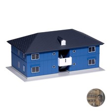 KATO N Gauge 2-Story Navy Blue Apartment Model 23-402D Diorama Building