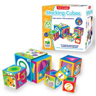 Learning Journey International LLC Play & Learn - Stacking Cubes - STEM Toddl...