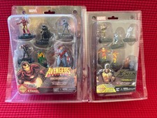 Marvel HeroClix Lot of 6 Figure Starter Sets: X-Men, Avengers