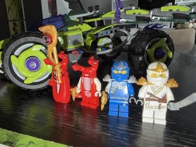 Lego 9445 Ninjago Fangpyre Truck Ambush Set Minifigures Rise Of The Snakes