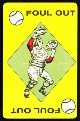 1957 Ed-U-Cards Game Foul Out #14