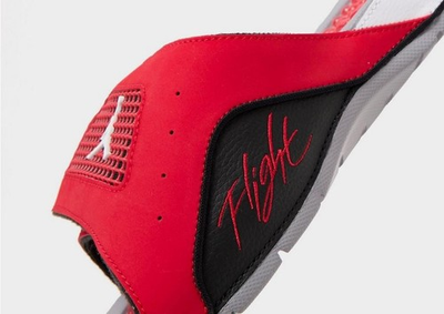 #ad Jordan HYDRO 4 Retro Slides #x27;Fire Red#x27;🔥New Men Black Summer Sandals 532225 600 $89.95