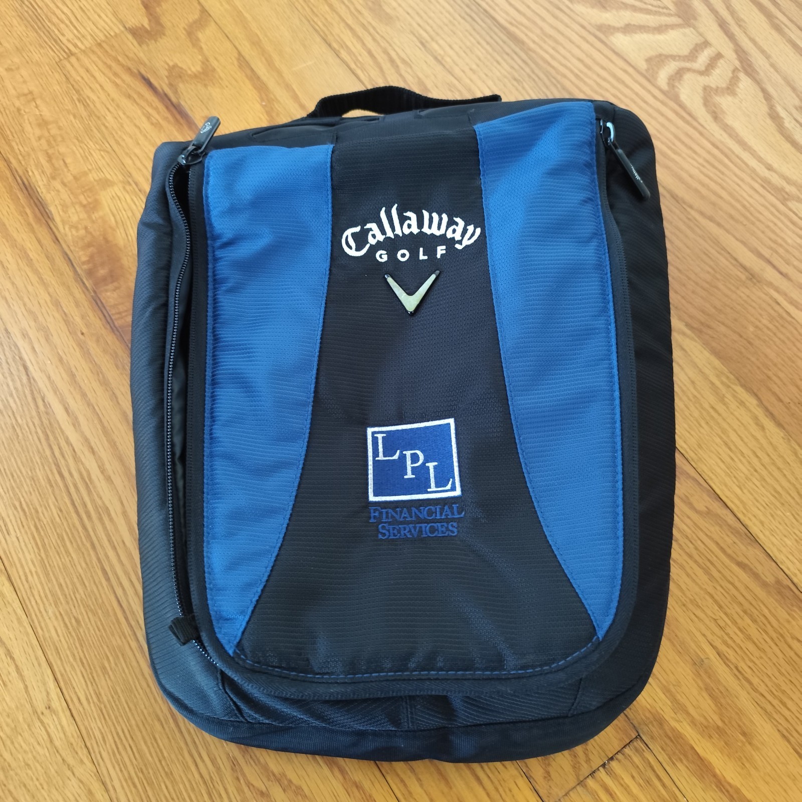 Callaway Golf Black/Blue Shoe Bag Mesh Vents Full Zipper Car