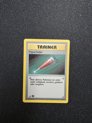 Pokemon Karte Hyperheiler 82/102 Base Set Deutsch 1. Edition