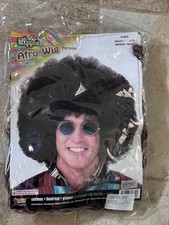 Forum Novelties Unisex Jumbo Hippie Afro Curly Halloween Costume Wig Adult Brown