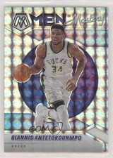 2020-21 Panini Mosaic Men of Mastery Mosaic Prizm Giannis Antetokounmpo #19 1t9