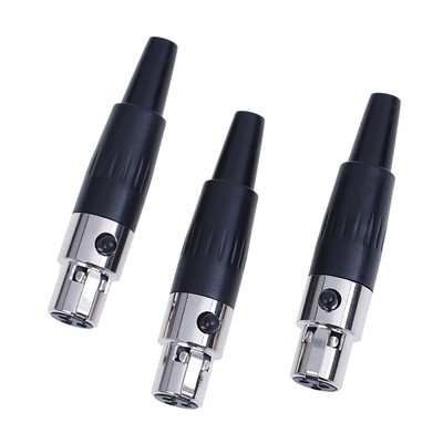 1Stück 3poliger Buchsenstecker Mini TA3F XLR Audio-Mikrofonanschluss MIC-Adapter