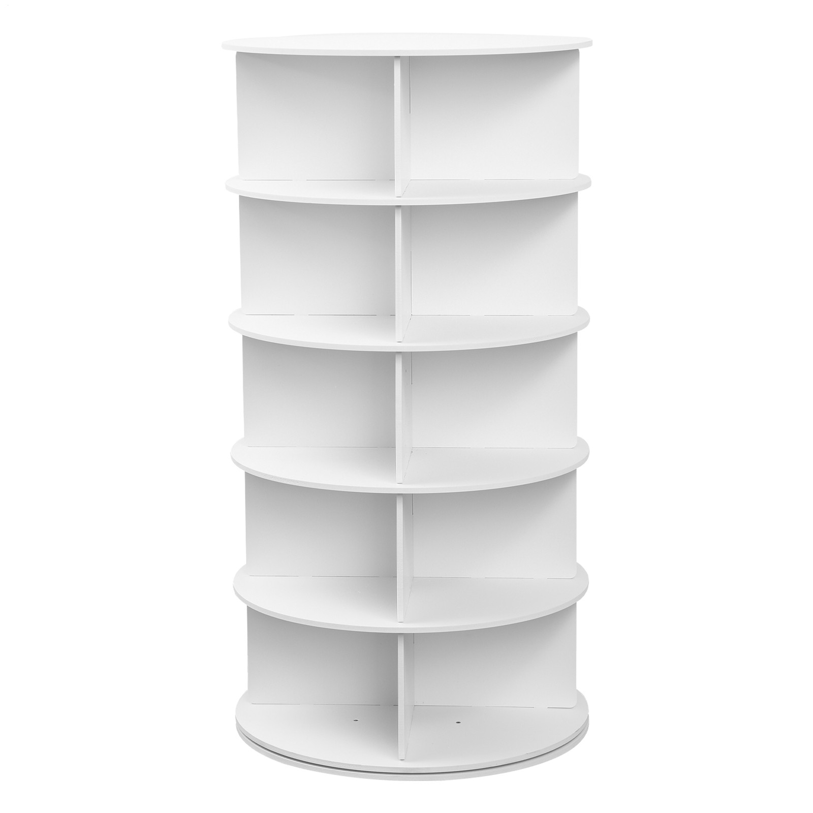 6-Tier 360-Degree Rotating Shoe Rack Storage Tower with Shelves