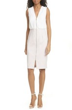 TED BAKER Annise colourblock midi pencil shift suit dress work interview 2 10 S