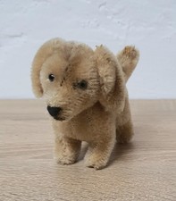 Steiff dog 10 cm, top condition, vintage, original, rare, antique
