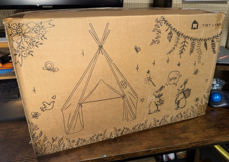 Tiny Land Teepee Tent for Kids … new in box. unopened, unused. TLTGTP003