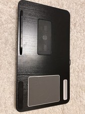 Adjustable Laptop Bed Tray Table with Cooling Fan Foldable Stand