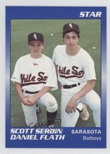 1990 Star Sarasota White Sox Scott Serbin Daniel Flath #30 0q3