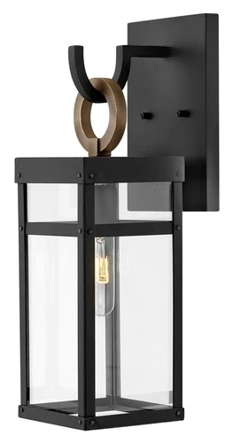 Hinkley Lighting 2800-LL Porter 1 Light 19" Tall Lisa McDennon - Black / - Picture 1 of 9