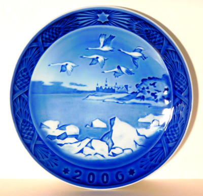 Royal Copenhagen Christmas Plate Kronborg Castle 2006 MINT
