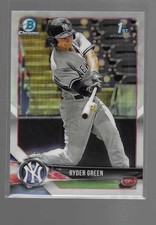 RYDER GREEN 2018 BOWMAN CHROME DRAFT REFRACTOR CARD #BDC-84