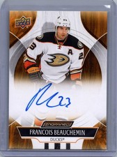 2024-25 Upper Deck Engrained Icons #CA-FB Francois Beauchemin Auto