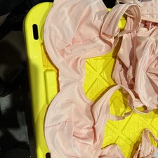 Old Navy Plunge Bra 44G pink Unlined Underwire