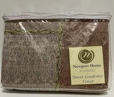Newport Home King Size Duvet Cover