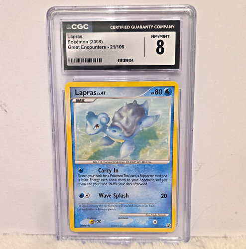 Lapras graded CGC 8 for sale on eBay