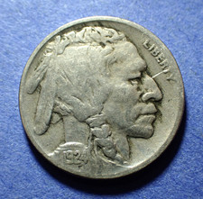 1924 Buffalo Nickel  Fine