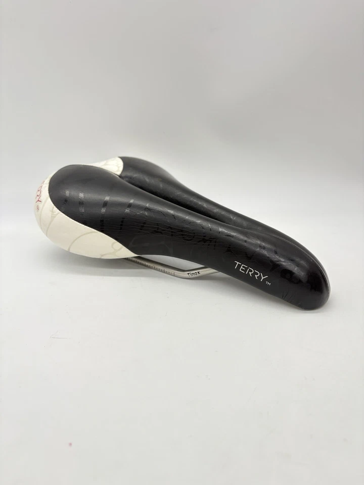 Asiento de sillín de bicicleta Terry deportivo Butterfly Ti para mujer, cómodo corte central Foto 3 de 4