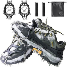 Steigeisen Eisstollen Traktion, Grödel Steigeisen Für Bergschuhe Mit 24/32 Zähne