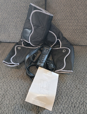 alljoy AJLM22 Air Compression Leg & Foot Massager w/ Heat, Controller & Bag