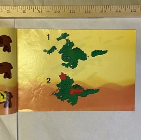 LEGO 6056 Dragon Wagon Knights Castle Retired Instruction Manual Only 1993