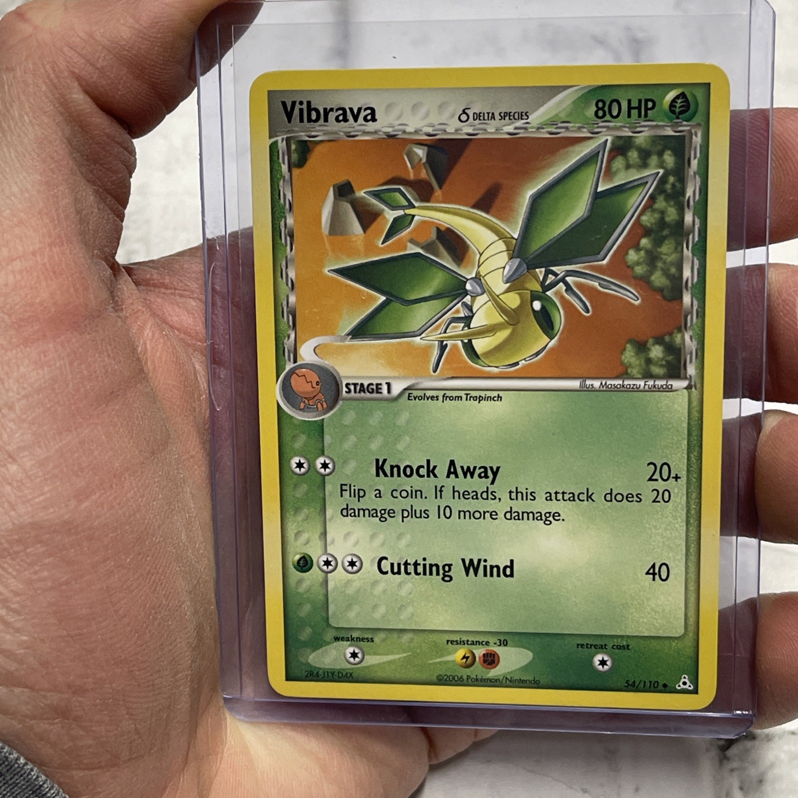 Pokémon Vibrava (Delta Species) Uncommon Holon Phantoms 54/110 NM/MT Pokemon Vtg